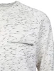 Mens Bryan Slub Sweatshirt in Cream Space Dye sold by Tokyo Laundry