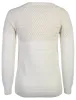 Carnation Knitted Jumper with Cross Stitch Gold Lurex Panel in Pearled Ivory - Amara Reya sold by Tokyo Laundry