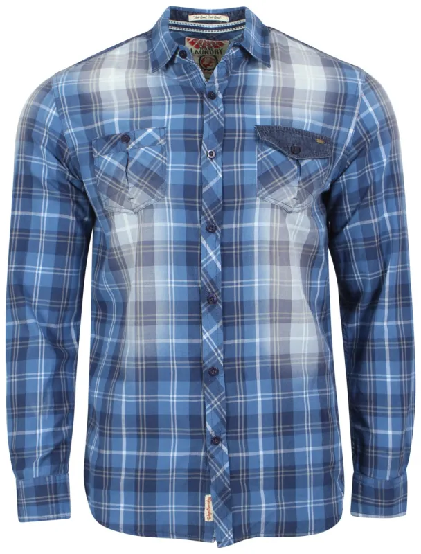 Tokyo Laundry Novak blue shirt sold by Tokyo Laundry