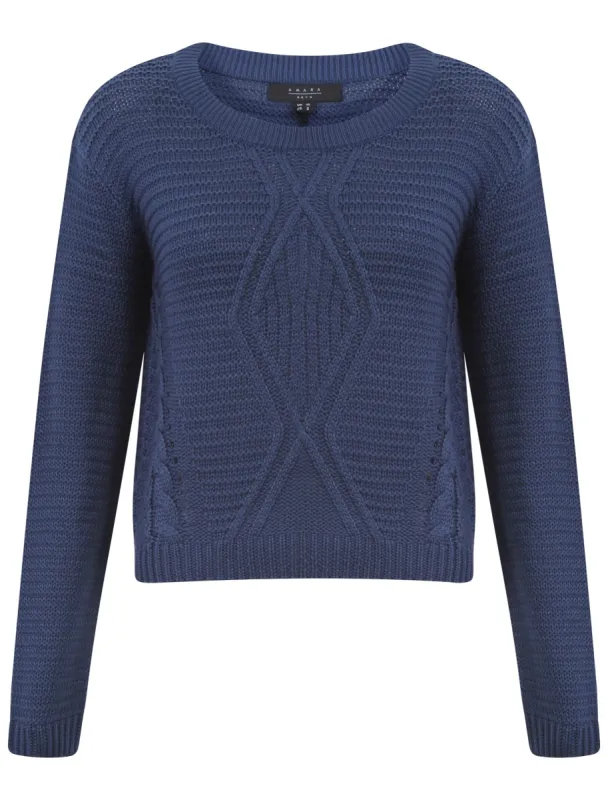 Amara Reya Yew navy jumper sold by Tokyo Laundry