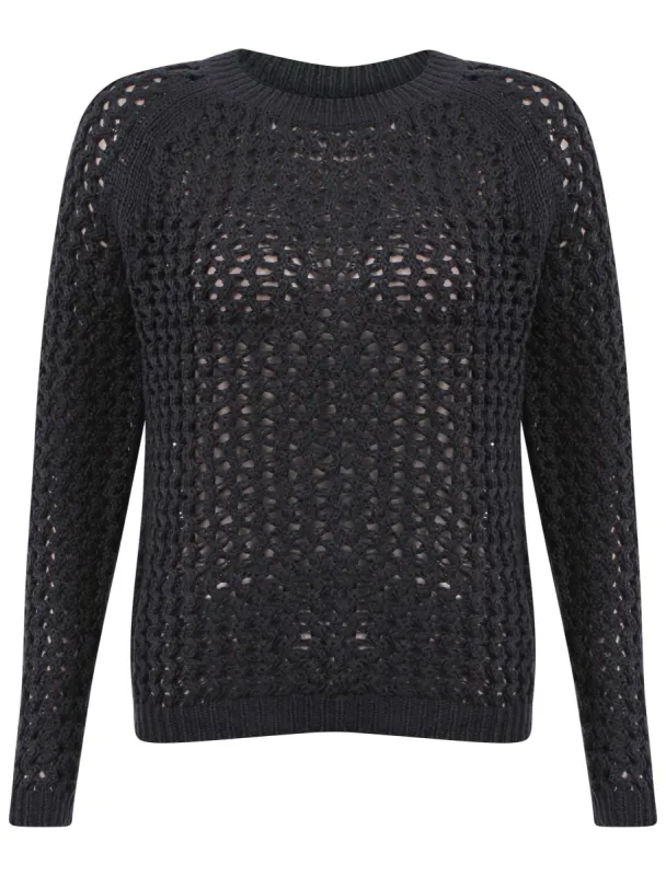 Amara Reya Vervain navy jumper sold by Tokyo Laundry