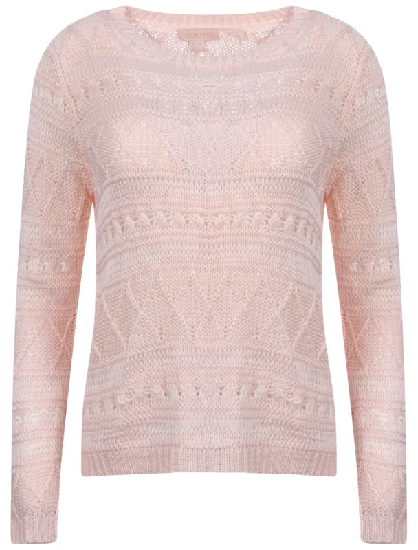 Plum Tree Bridget pink jumper sold by Tokyo Laundry
