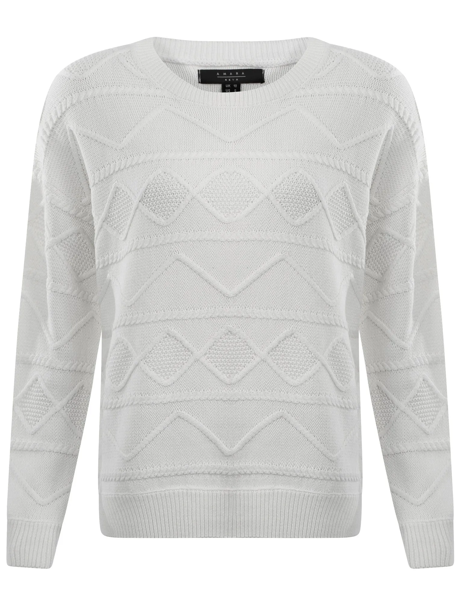 Amara Reya Yarrow white jumper sold by Tokyo Laundry