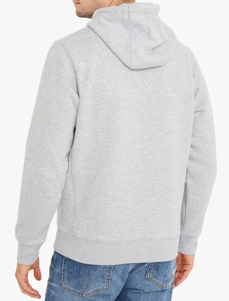 Nocona Brush Back Fleece Pullover Hoodie In Light Grey Marl - Tokyo Laundry sold by Tokyo Laundry product image thumbnail 2