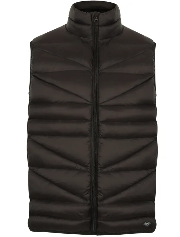 Vienna Irregular Quilted Gilet in Black - Tokyo Laundry sold by Tokyo Laundry