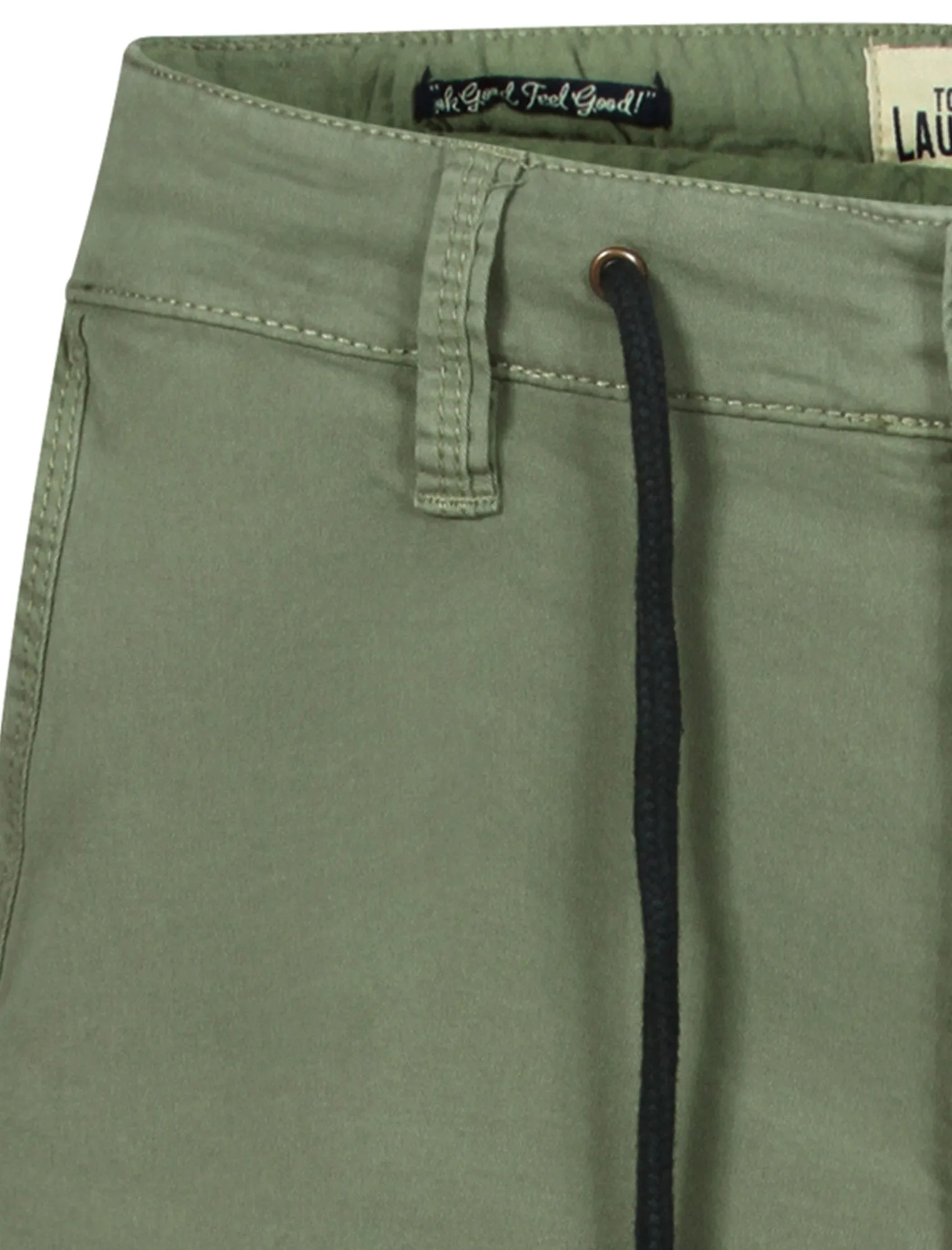 Astral Drawstring Cotton Shorts in Light Khaki - Tokyo Laundry sold by Tokyo Laundry product image thumbnail 4