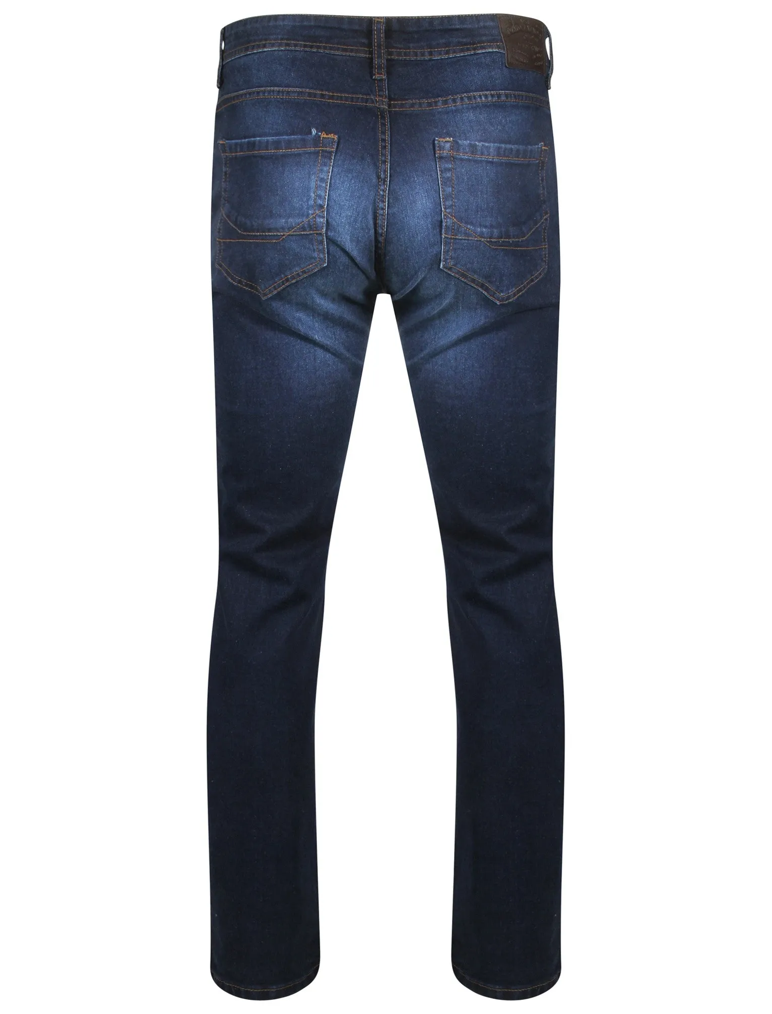 Blythe Straight Fit Denim Jeans in Dark Indigo Stone Wash - Tokyo Laundry sold by Tokyo Laundry product image thumbnail 2