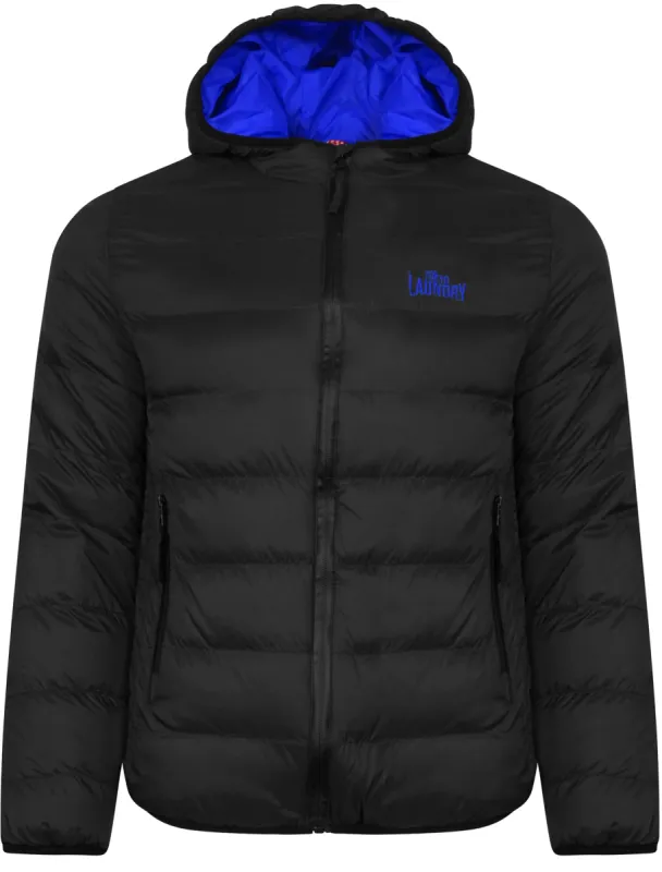 Nickleby Quilted Puffer Jacket with Hood in Black - Tokyo Laundry sold by Tokyo Laundry