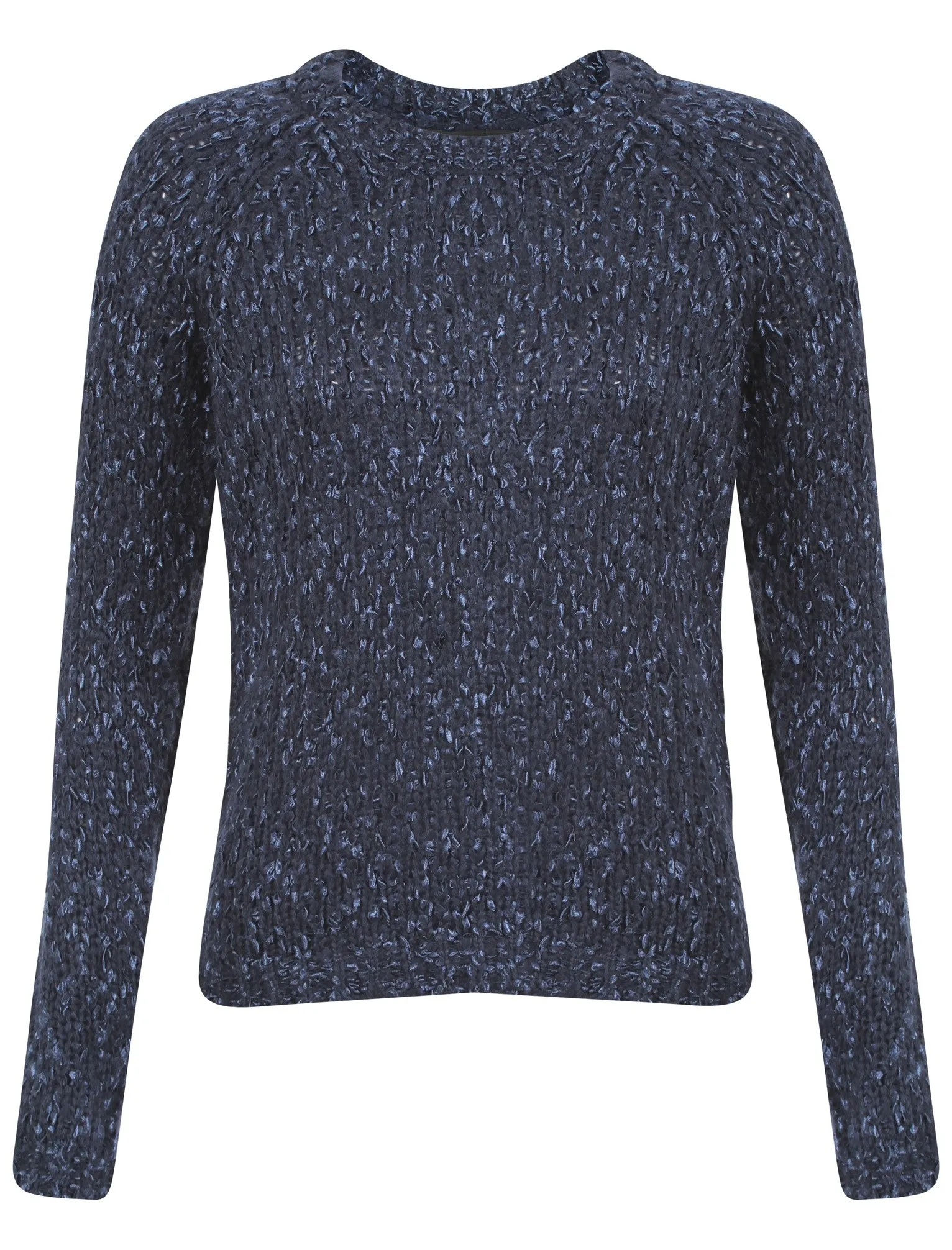Womens Amara Reya Tulip Navy Crew Neck Jumper sold by Tokyo Laundry