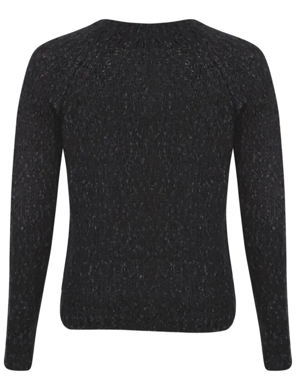 Womens Amara Reya Tulip Black Crew Neck Jumper sold by Tokyo Laundry