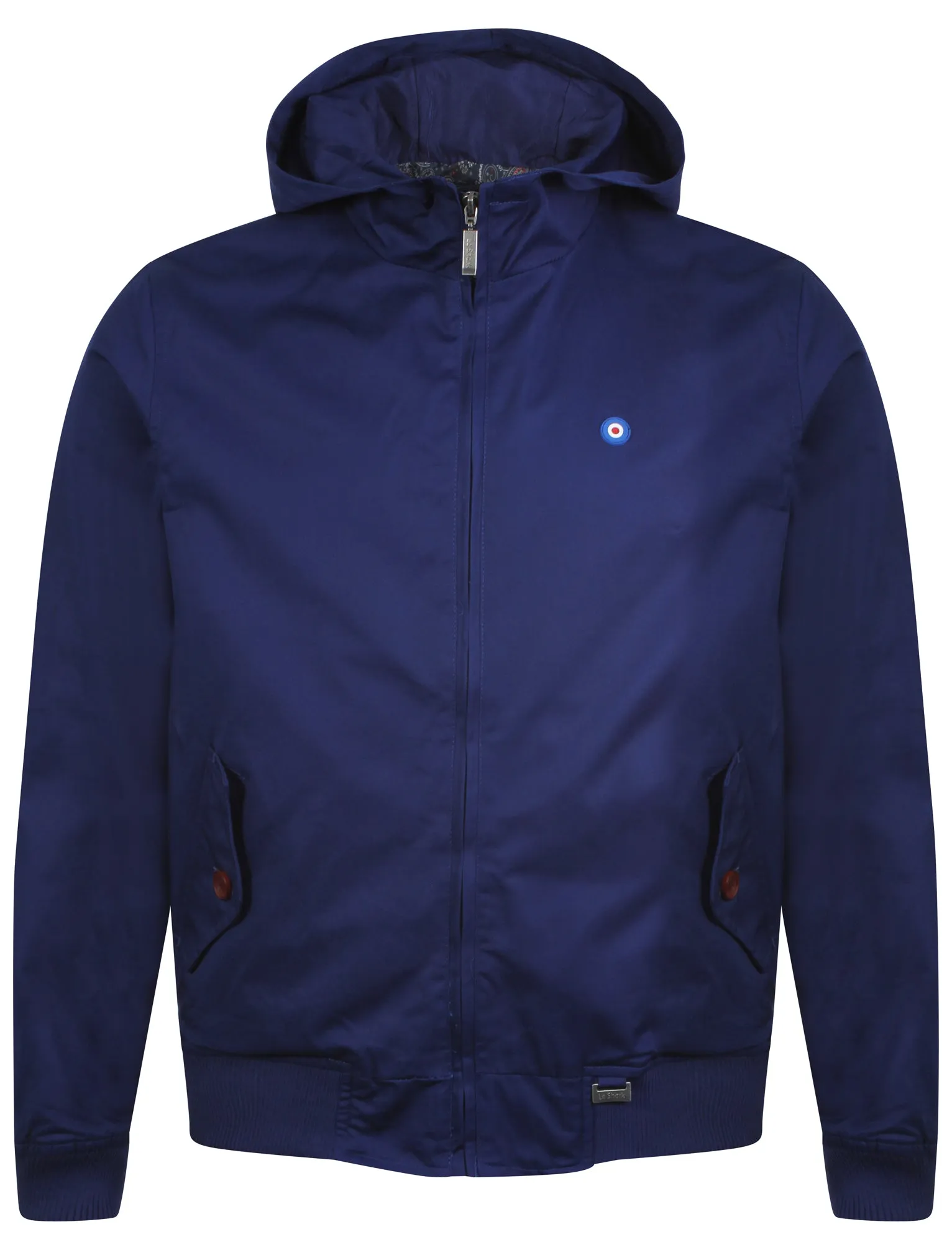 Le Shark Azow blue hooded jacket sold by Tokyo Laundry