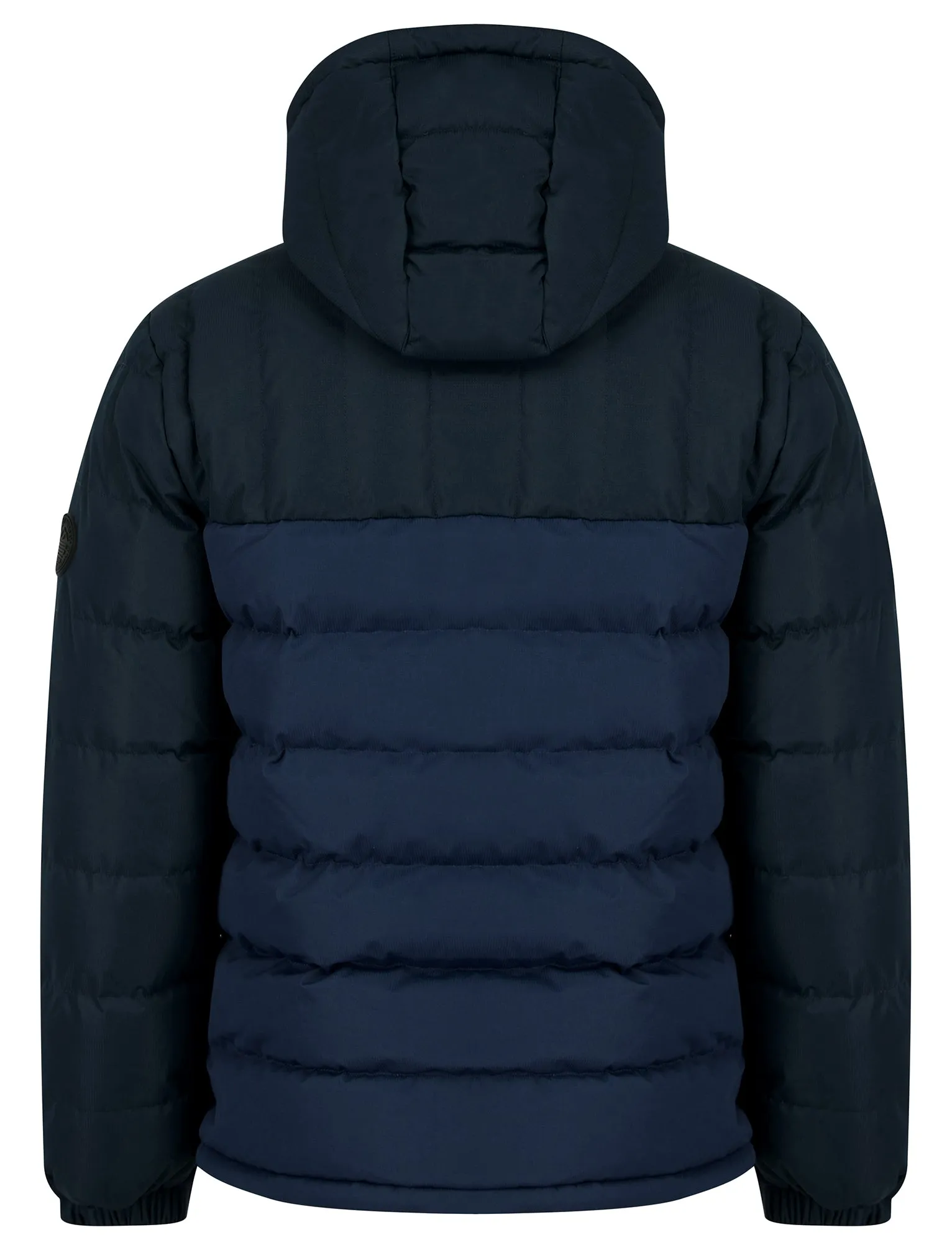Tassilo Micro-Fleece Lined Quilted Puffer Jacket with Hood in Sky Captain Navy - Tokyo Laundry sold by Tokyo Laundry product image thumbnail 2