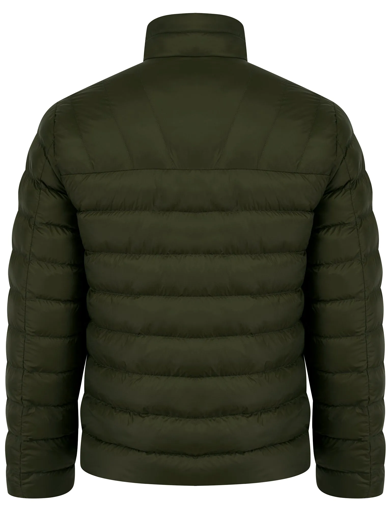 Eastwood Funnel Neck Quilted Puffer Jacket with Fleece Lined Collar in Khaki - Tokyo Laundry sold by Tokyo Laundry product image thumbnail 2