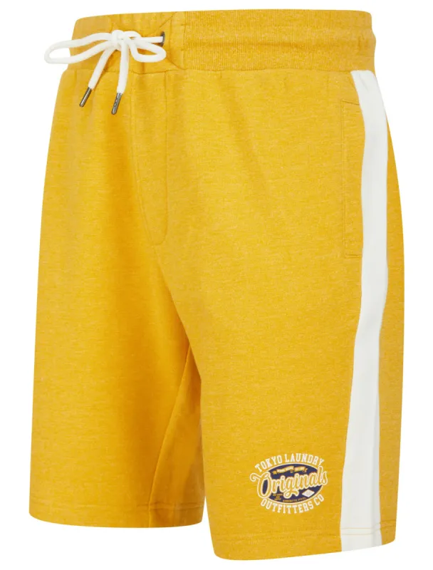 Fathom Grindle Jogger Shorts with Contrast Panels In Yellow - Tokyo Laundry sold by Tokyo Laundry