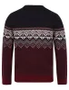 Howe Nordic Fair Isle Design Knitted Crew Neck Jumper in Ink - Kensington Eastside sold by Tokyo Laundry