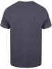 Motordrome Motif Cotton Jersey Slub T-Shirt In Mood Indigo Marl - South Shore sold by Tokyo Laundry