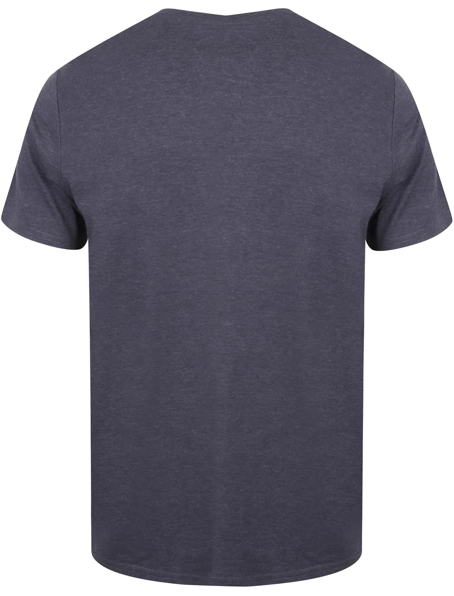 Motordrome Motif Cotton Jersey Slub T-Shirt In Mood Indigo Marl - South Shore sold by Tokyo Laundry product image thumbnail 2