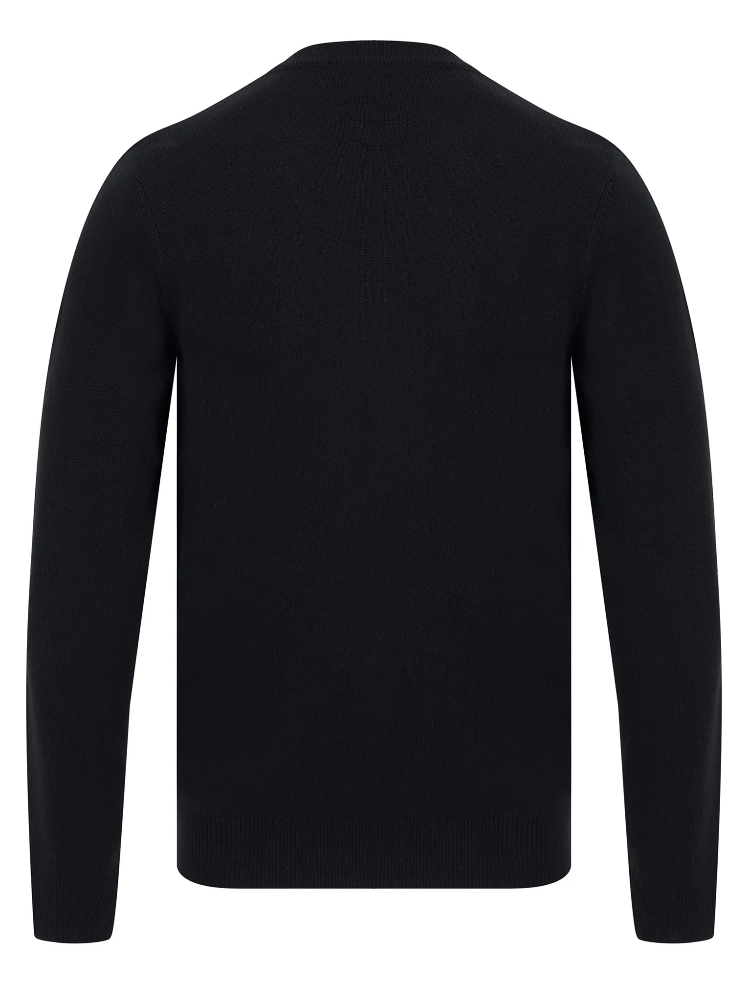 Men's Ho Ho Ho It Motif Novelty Knitted Christmas Jumper in Ink - Merry Christmas sold by Tokyo Laundry product image thumbnail 2