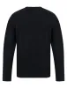 Men's Christmas Santa Motif Novelty Knitted Christmas Jumper in Ink - Merry Christmas sold by Tokyo Laundry
