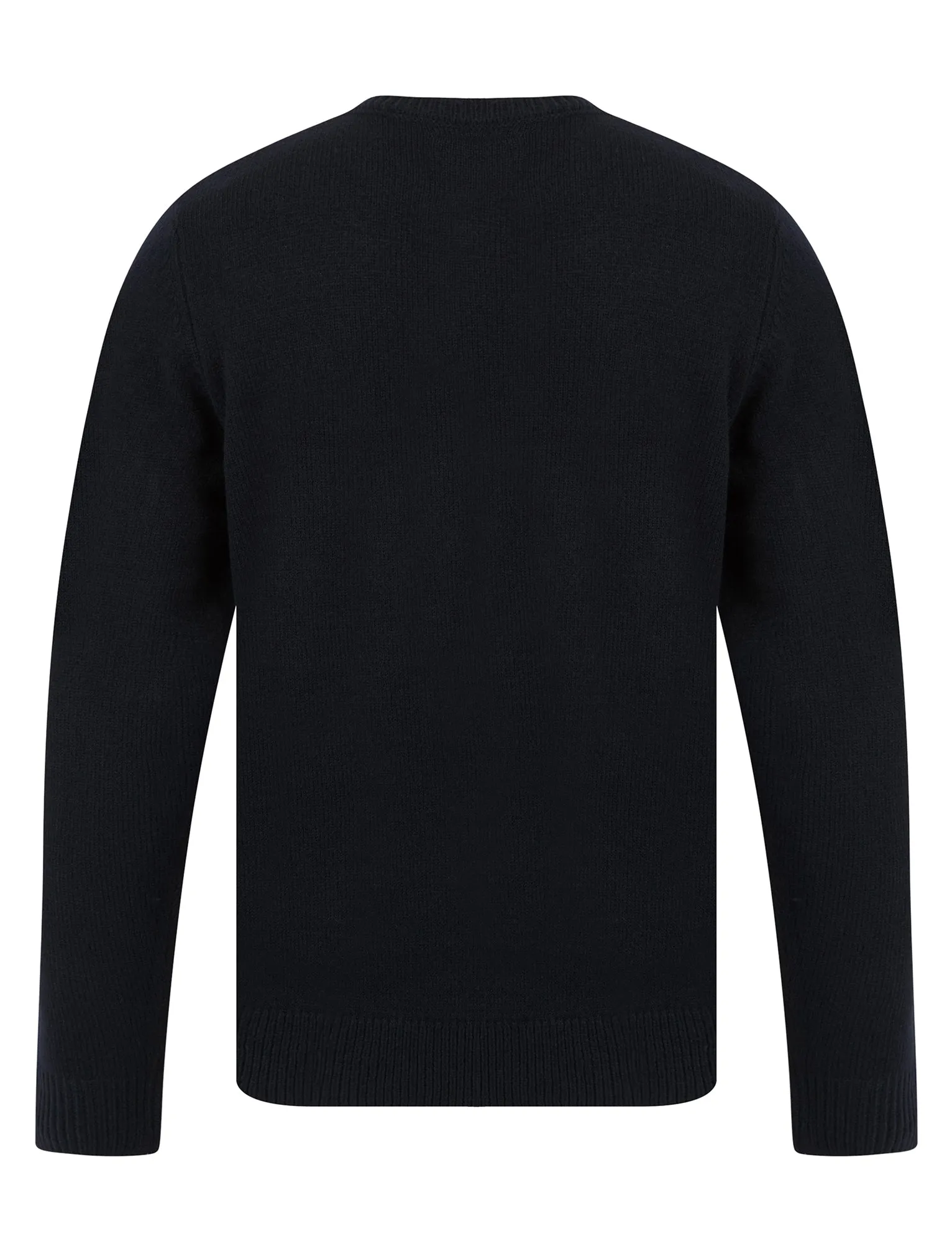 Men's Christmas Santa Motif Novelty Knitted Christmas Jumper in Ink - Merry Christmas sold by Tokyo Laundry product image thumbnail 2