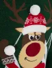 Men's Christmas Mountain Motif Novelty Christmas Jumper in Christmas Green / Ink Twist - Merry Christmas sold by Tokyo Laundry
