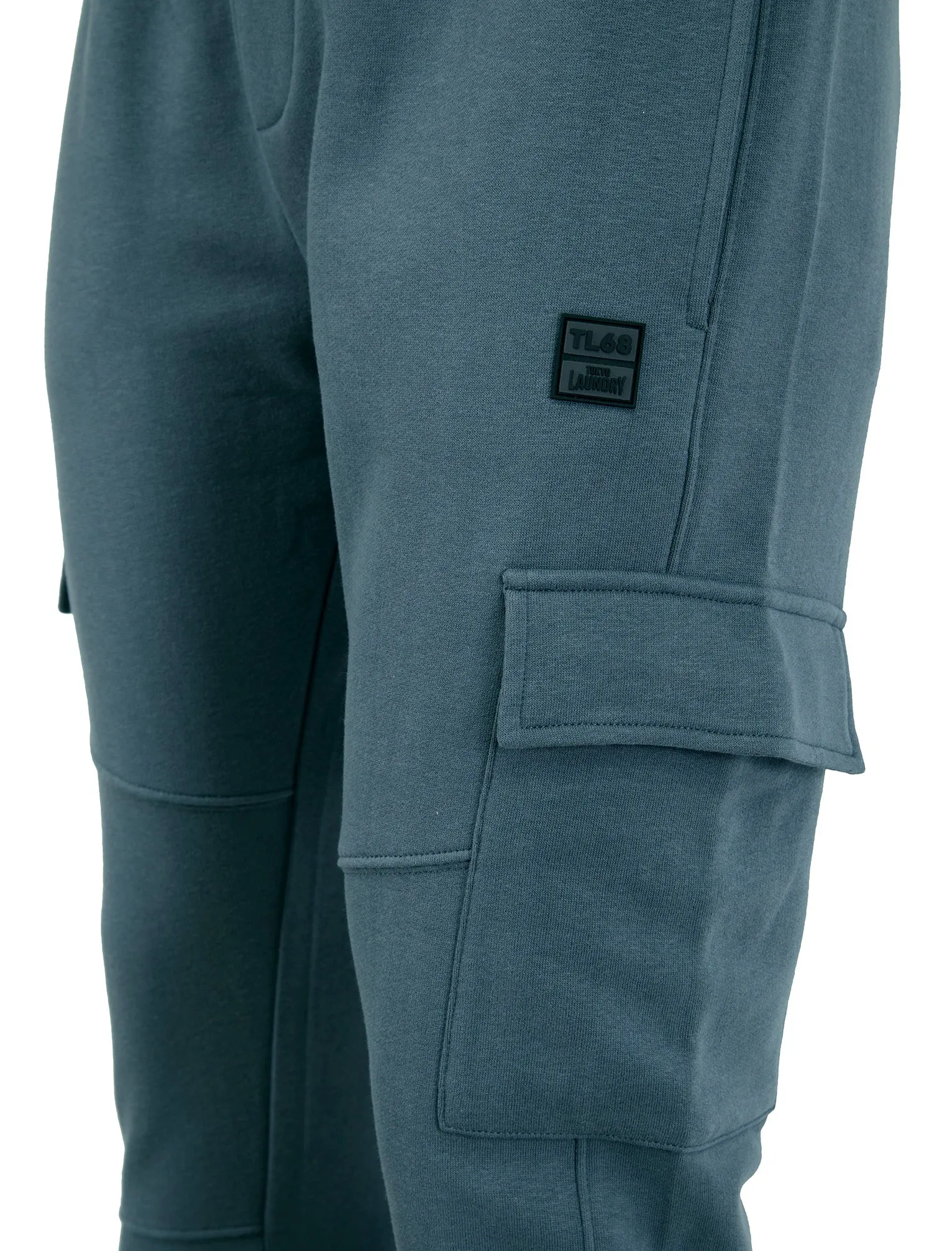 Veyle Multi-Pocket Cargo Style Cuffed Joggers in Dark Slate - Tokyo Laundry sold by Tokyo Laundry product image thumbnail 3