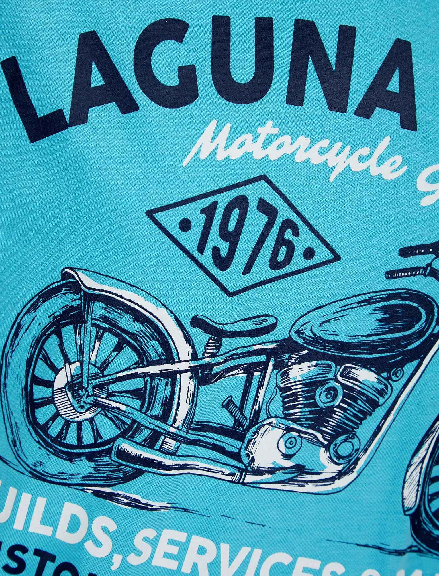 Mayfielding Motif Cotton Jersey T-Shirt in Swim Cap - South Shore sold by Tokyo Laundry product image thumbnail 3