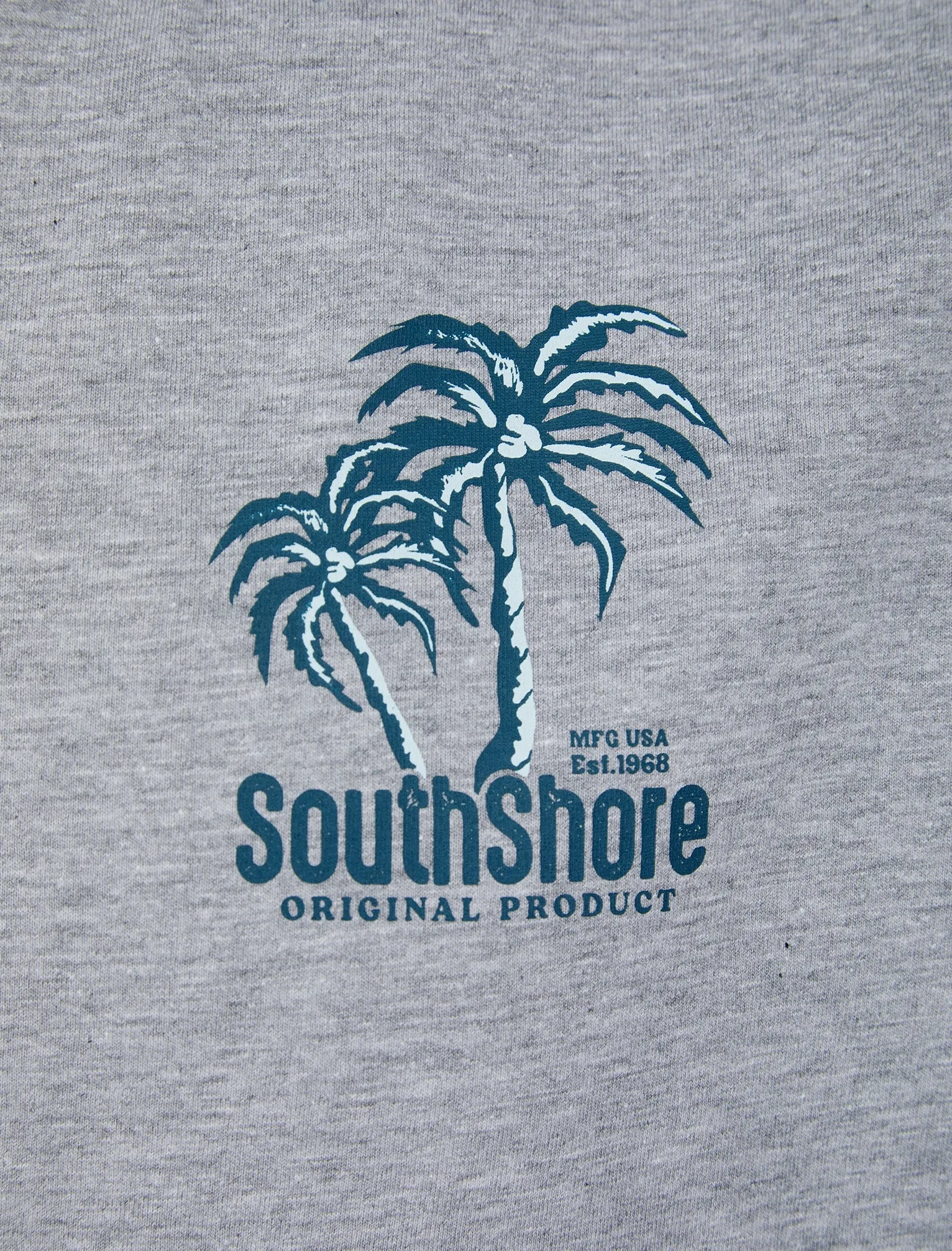 Bramley Reverse Print Motif Cotton Jersey T-Shirt in Light Grey Marl - South Shore sold by Tokyo Laundry product image thumbnail 4