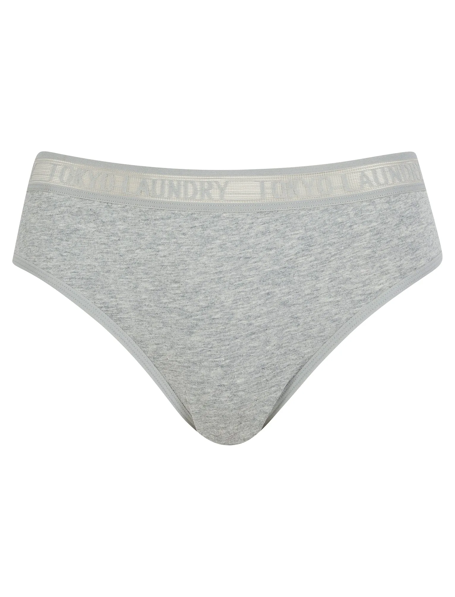 Ayla 3 (5 Pack) Cotton Assorted Briefs with Mesh Waistband in Peacoat / Hydrangea Blue / Gray Blue / Urban Red / Light Grey Marl - Tokyo Laundry sold by Tokyo Laundry product image thumbnail 3