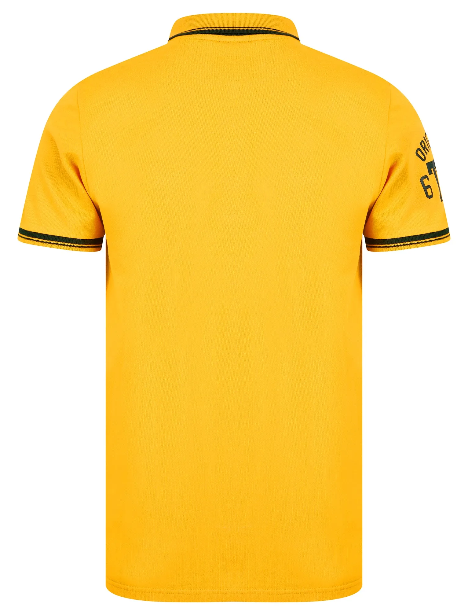 Fotos Cotton Pique Polo Shirt in Artisan's Gold - Tokyo Laundry sold by Tokyo Laundry product image thumbnail 2