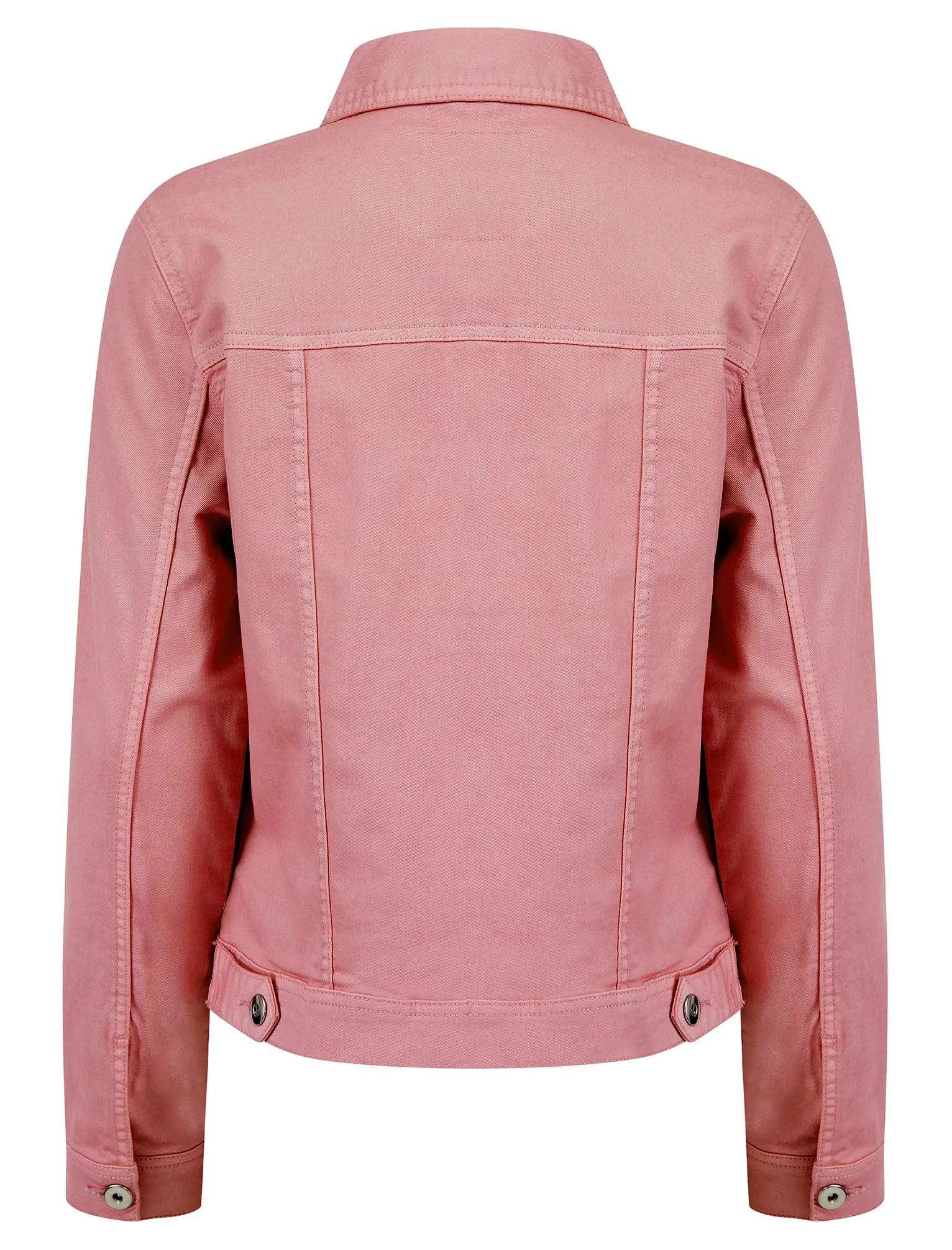 Feather Women's Stretch Cotton Denim Jacket in Zephyr Pink - Amara Reya sold by Tokyo Laundry product image thumbnail 2