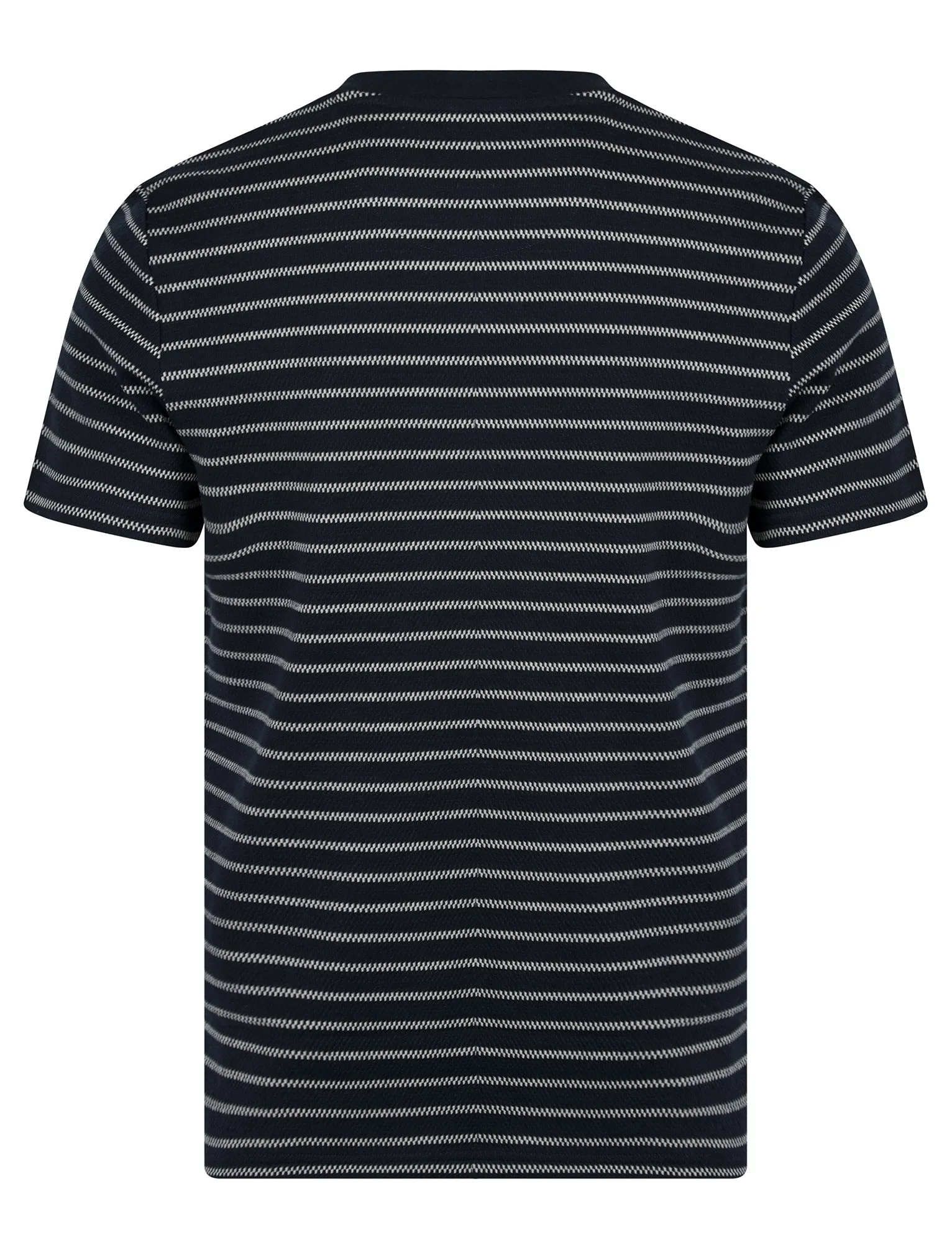 Wishford Stretch Cotton Striped Crew Neck T-Shirt in Sky Captain Navy - Kensington Eastside sold by Tokyo Laundry product image thumbnail 2