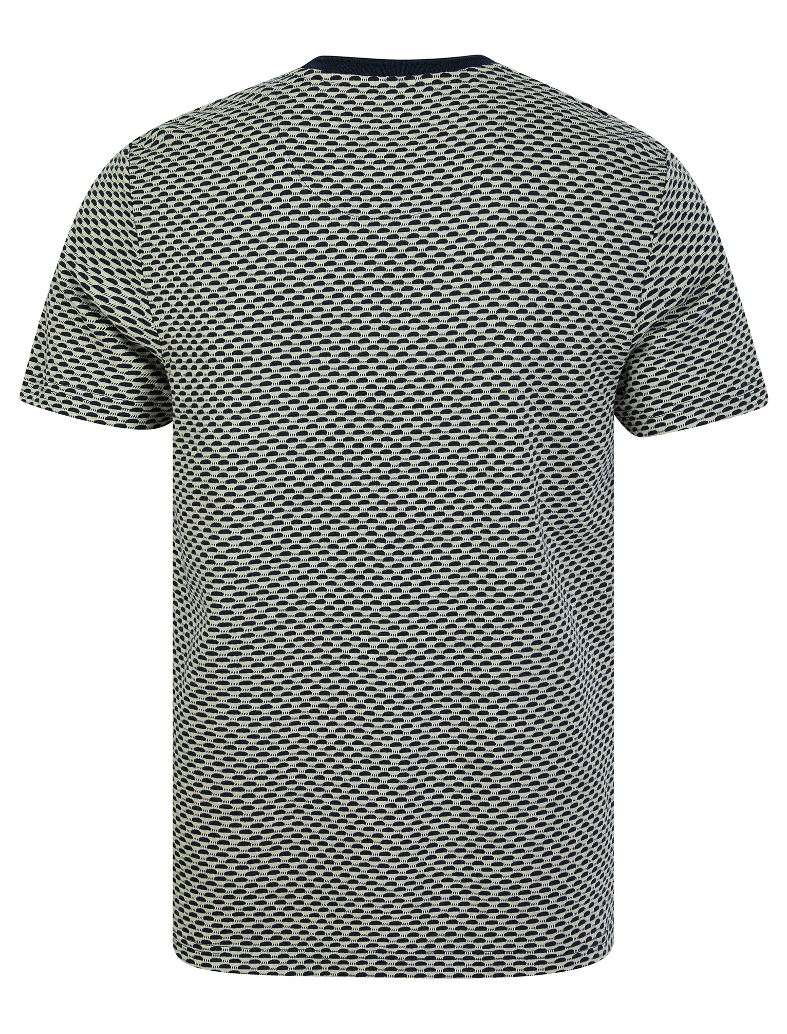 Wilditch Jacquard Weave Cotton Crew Neck T-Shirt in Sky Captain Navy - Kensington Eastside sold by Tokyo Laundry product image thumbnail 2