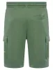 Lewes Multi-Pocket Brushback Fleece Jogger Cargo Shorts in Sea Spray Green - Tokyo Laundry sold by Tokyo Laundry