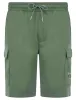 Lewes Multi-Pocket Brushback Fleece Jogger Cargo Shorts in Sea Spray Green - Tokyo Laundry sold by Tokyo Laundry
