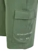 Lewes Multi-Pocket Brushback Fleece Jogger Cargo Shorts in Sea Spray Green - Tokyo Laundry sold by Tokyo Laundry