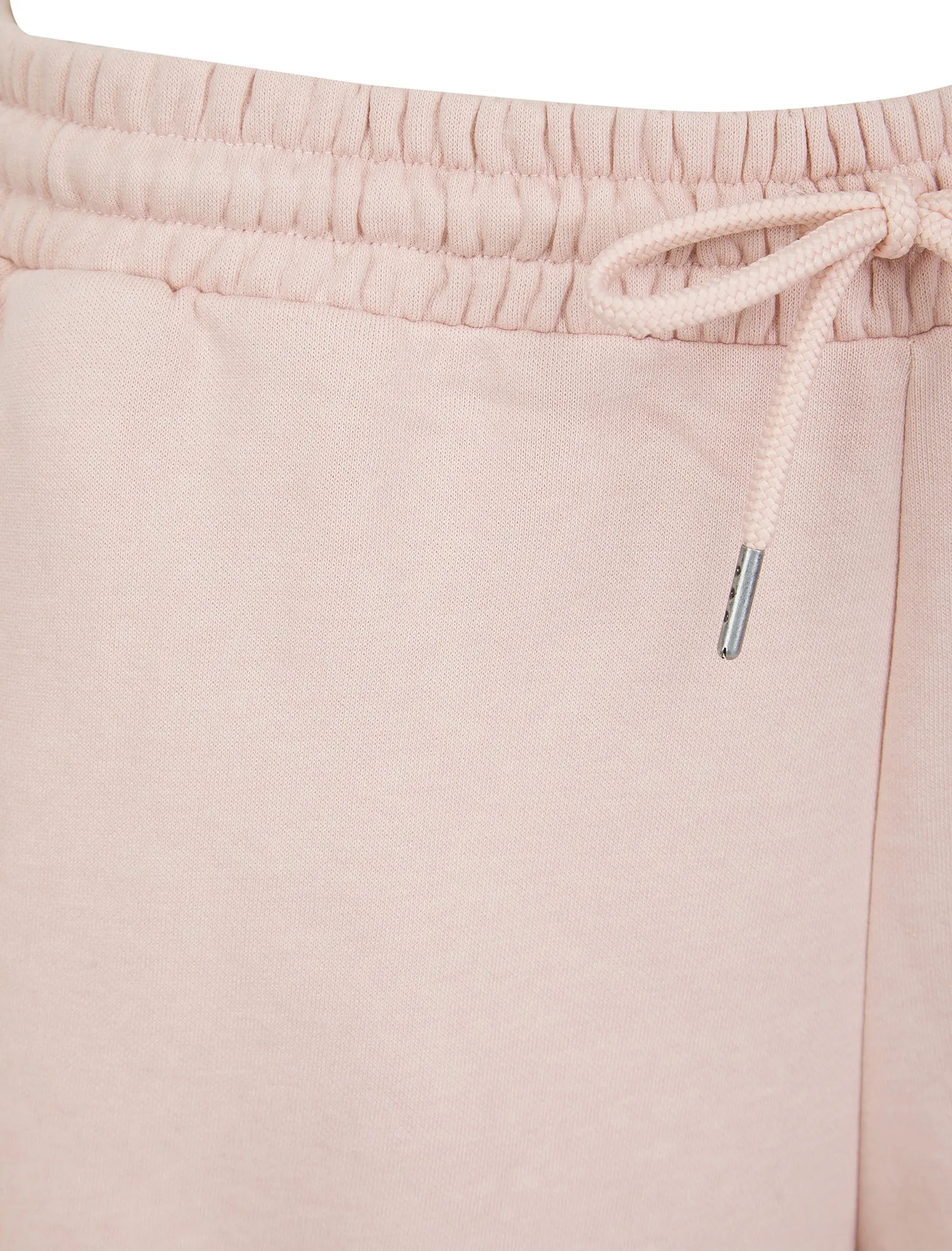 Xoey High Waisted Brushback Fleece Lounge Jogger Shorts in Pink - Amara Reya sold by Tokyo Laundry product image thumbnail 3