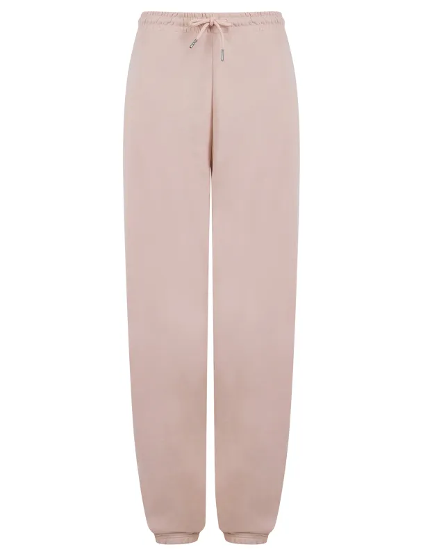 Bebo High Waisted Brushback Fleece Cuffed Joggers in Pink - Amara Reya sold by Tokyo Laundry
