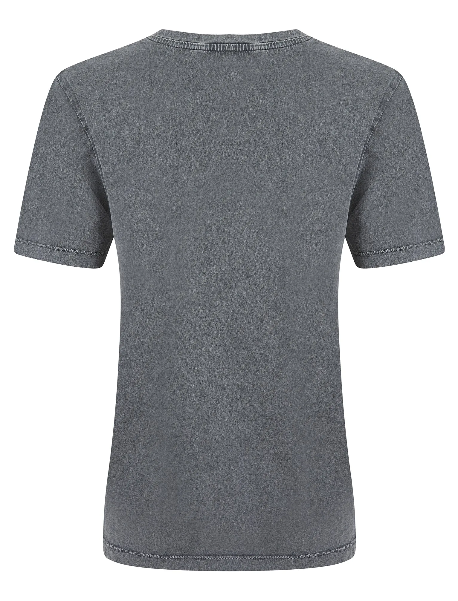 Sunbeam Graphic Motif Cotton Jersey Crew Neck Acid Wash T-Shirt in Charcoal - Weekend Vibes sold by Tokyo Laundry product image thumbnail 2