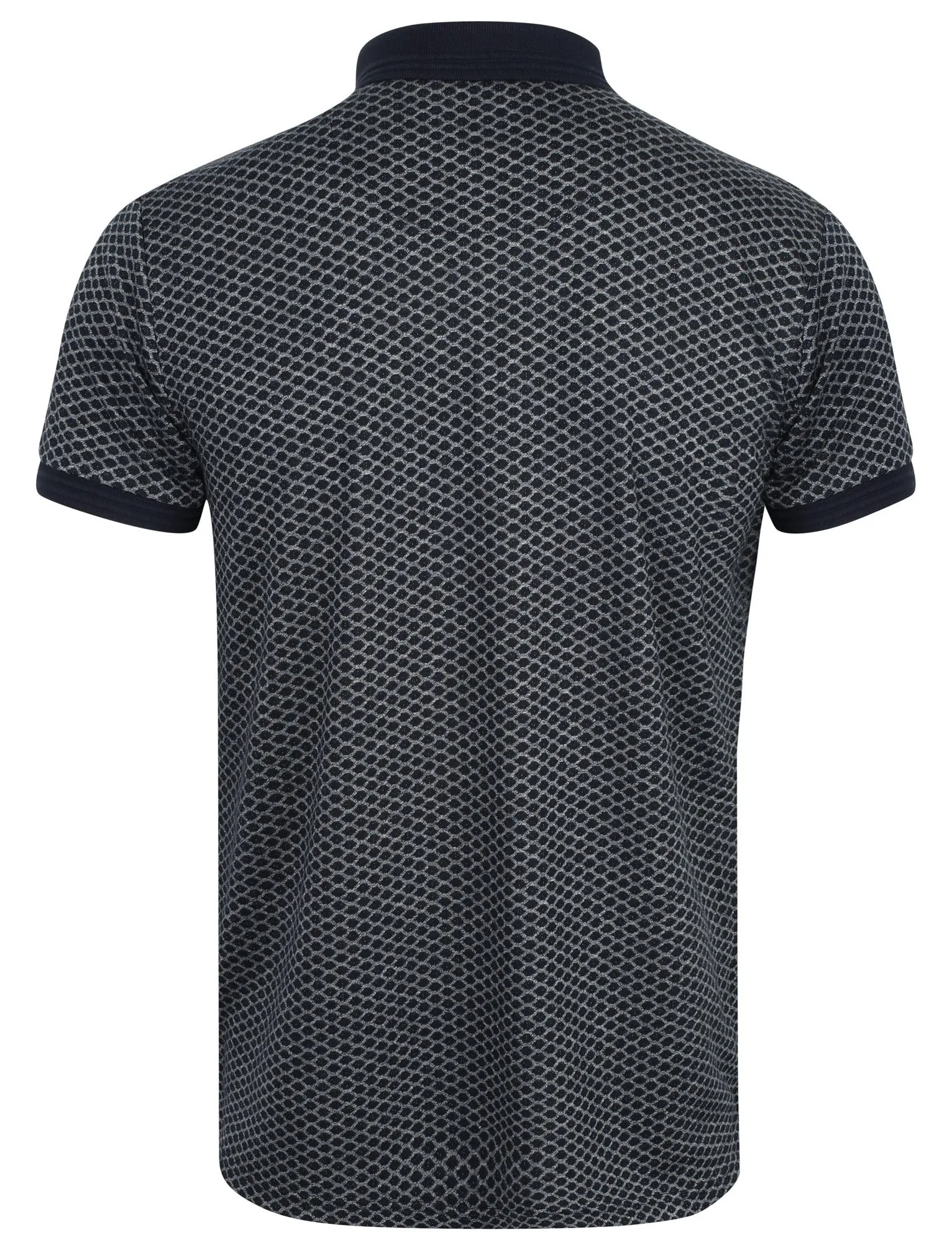 Lapse Jacquard Polo Shirt with Chest Pocket In True Navy - Le Shark sold by Tokyo Laundry product image thumbnail 2