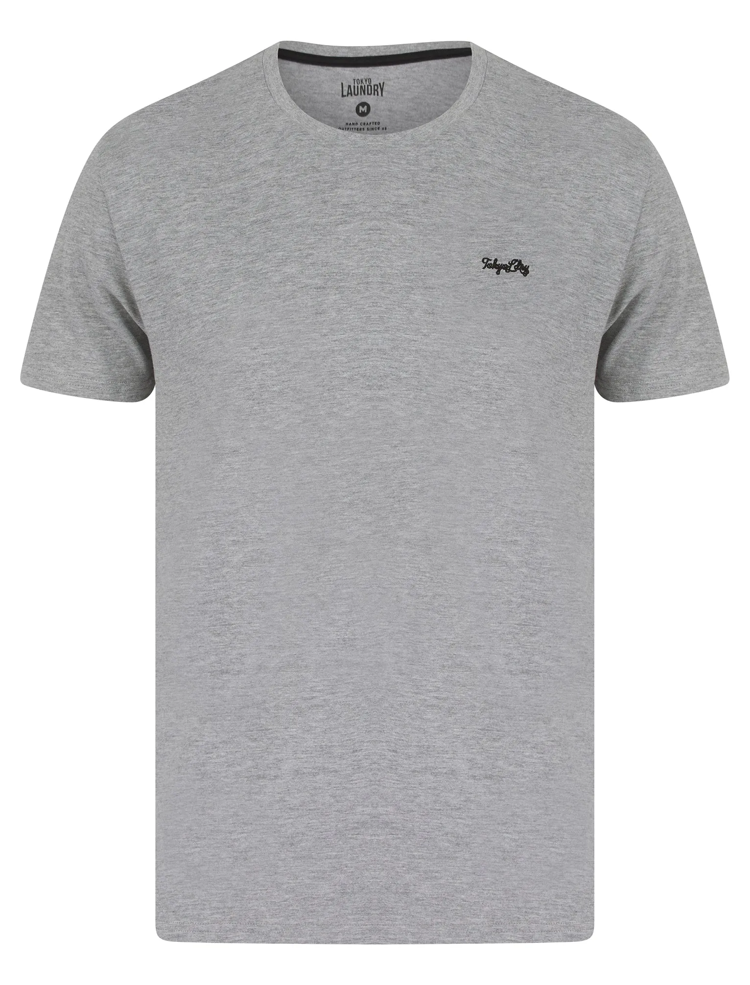 Jaiden 2-Piece Jersey Cotton T-Shirt and Shorts Lounge Set in Light Grey Marl - Tokyo Laundry sold by Tokyo Laundry product image thumbnail 2