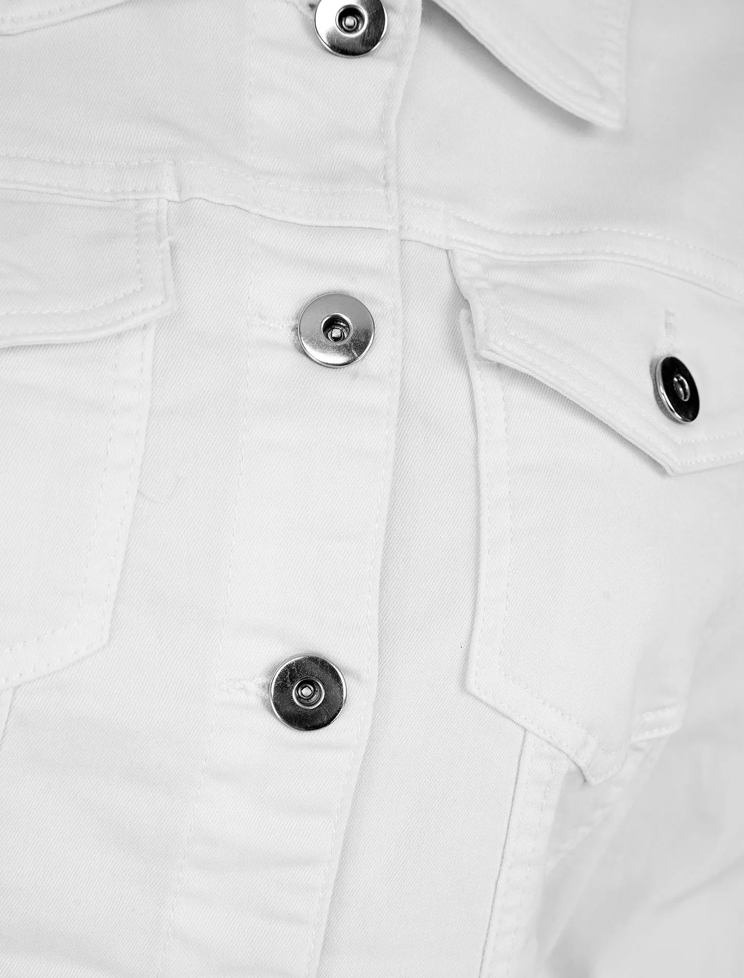 Feather Women's Stretch Cotton Denim Jacket in Optic White - Amara Reya sold by Tokyo Laundry product image thumbnail 3