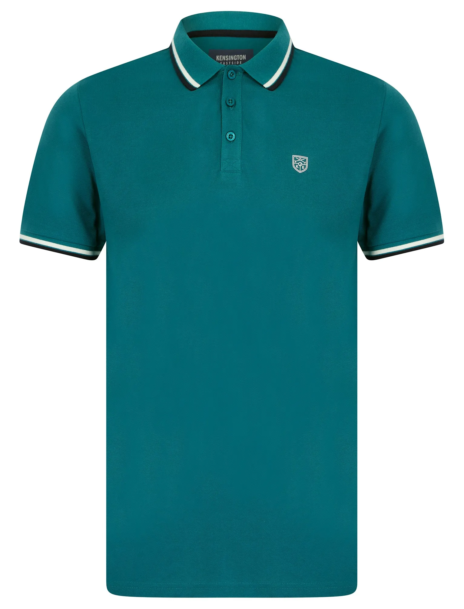 Moore (2 Pack) Cotton Pique Polo Shirt in Sunlight / Colonial Blue - Kensington Eastside sold by Tokyo Laundry product image thumbnail 5