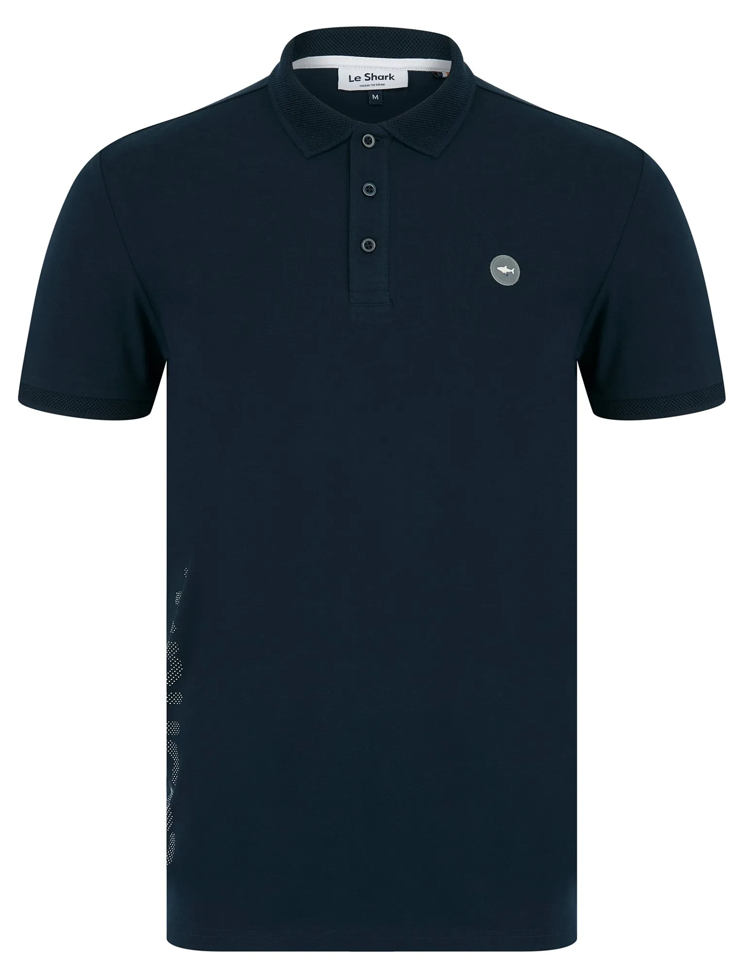 Hickory Stretch Cotton Pique Polo Shirt in Sky Captain Navy - Le Shark sold by Tokyo Laundry product image thumbnail 2