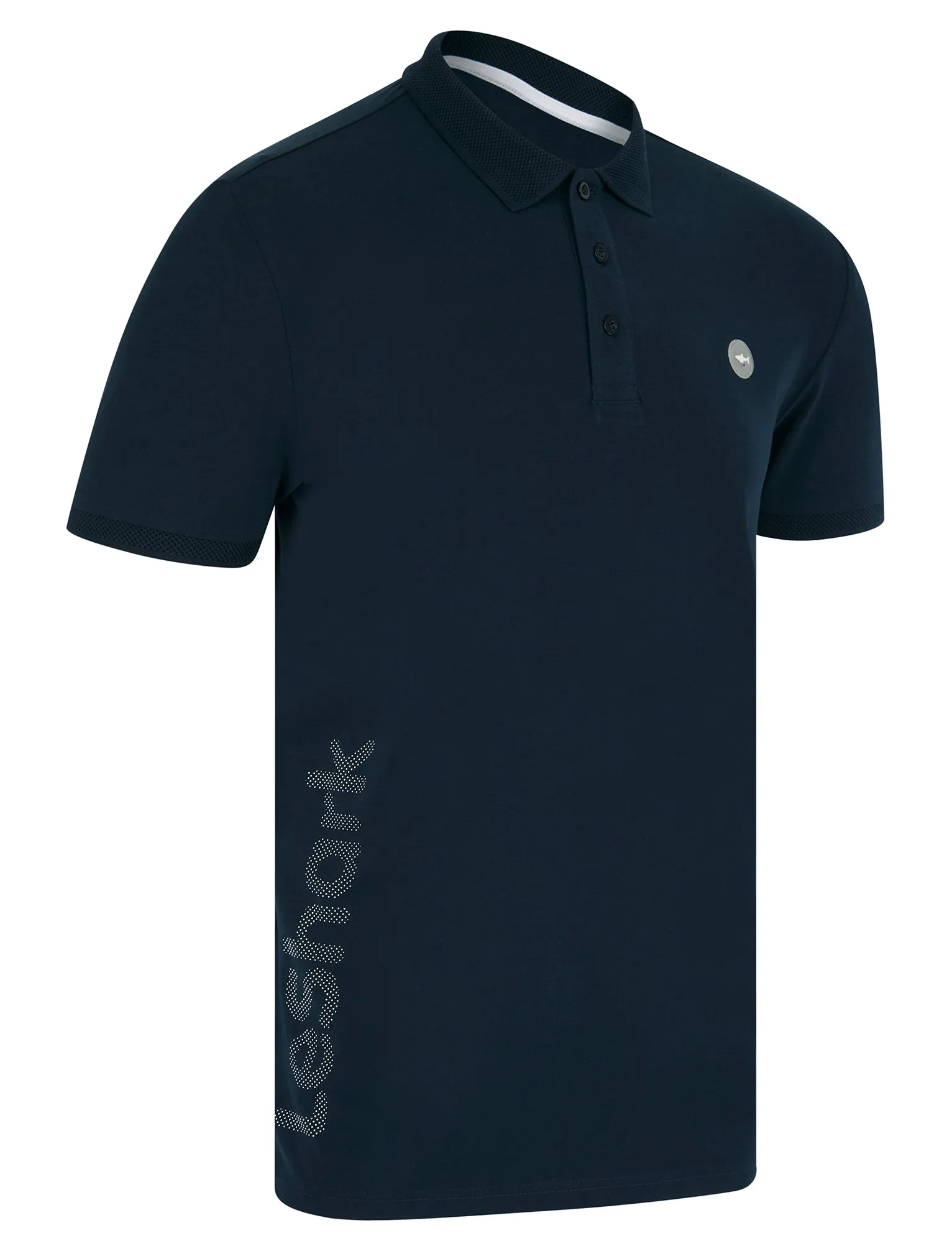 Hickory Stretch Cotton Pique Polo Shirt in Sky Captain Navy - Le Shark sold by Tokyo Laundry