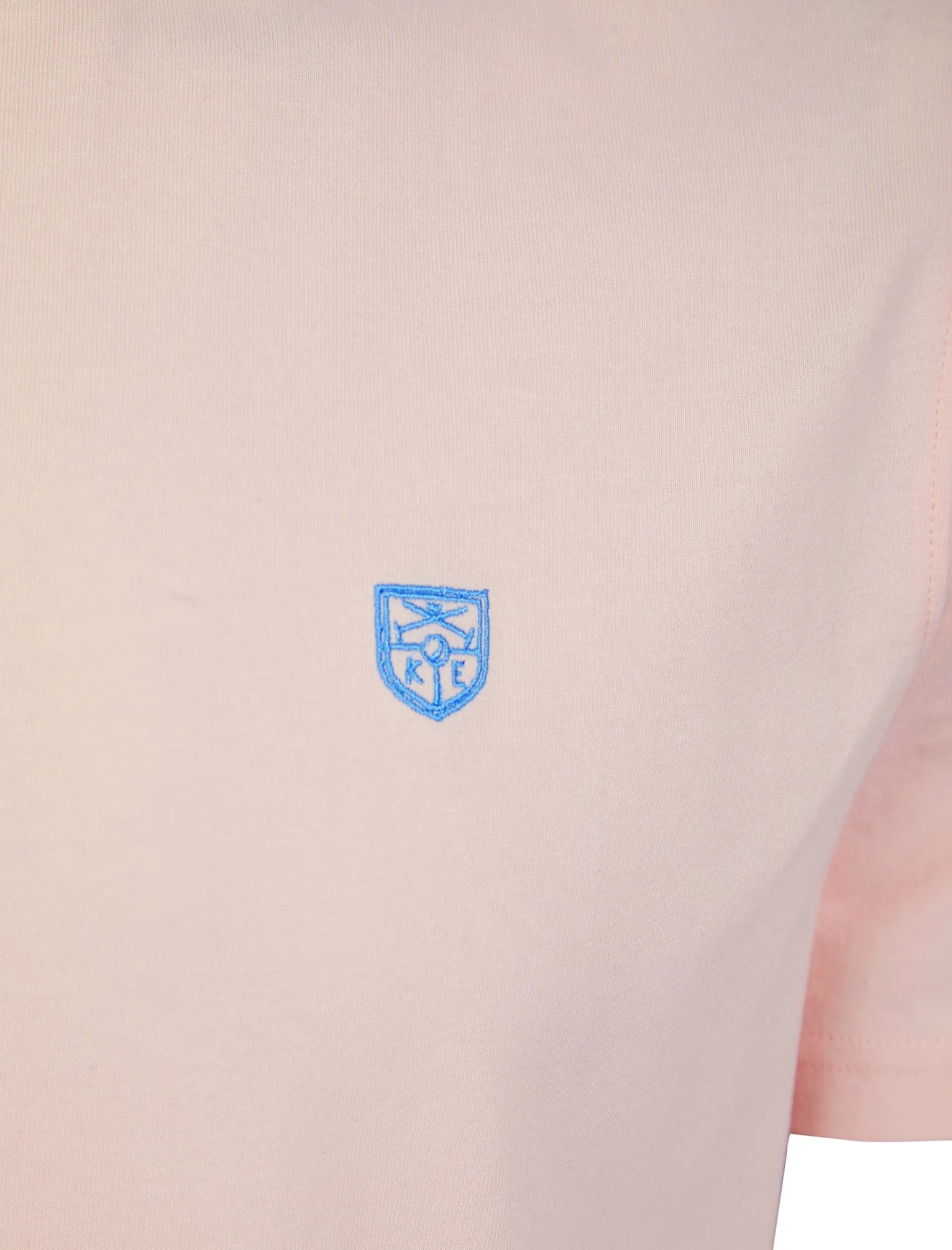 Bisley Crew Neck Soft Peached Cotton Jersey T-Shirt in Barely Pink - Kensington Eastside sold by Tokyo Laundry product image thumbnail 3