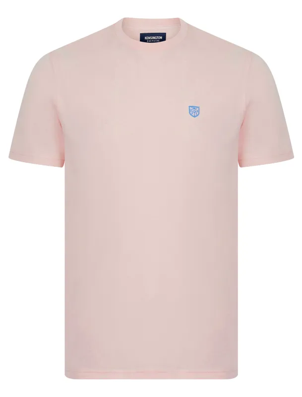 Bisley Crew Neck Soft Peached Cotton Jersey T-Shirt in Barely Pink - Kensington Eastside made by Tokyo Laundry