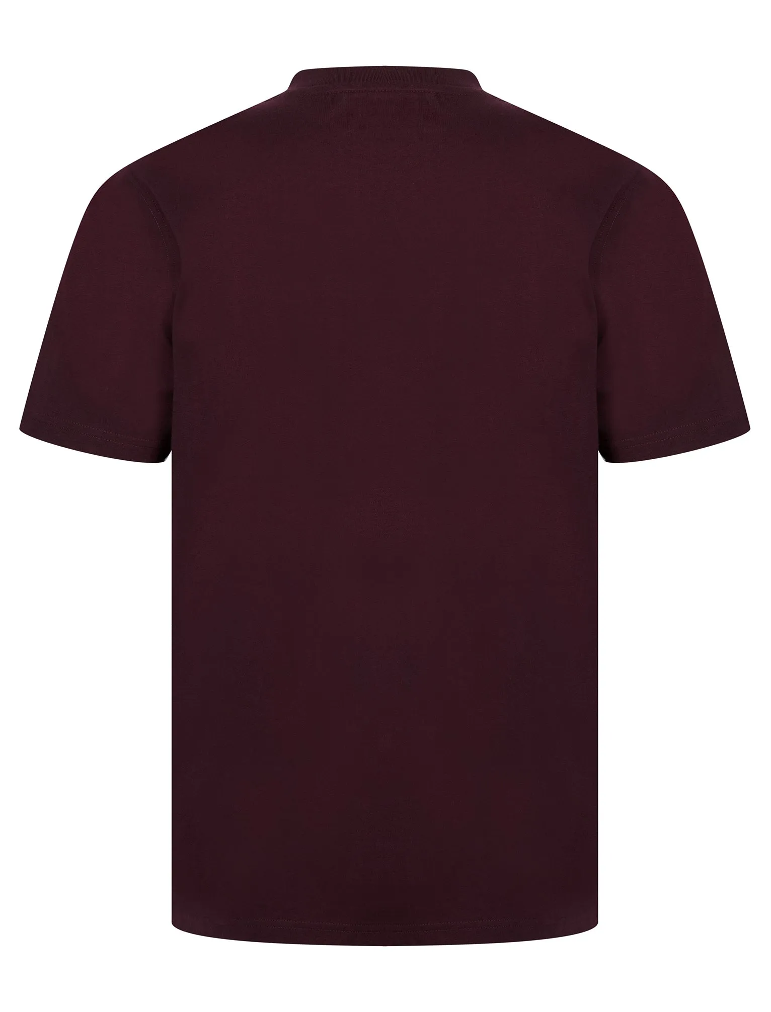 Bisley Crew Neck Soft Peached Cotton Jersey T-Shirt in Winetasting - Kensington Eastside sold by Tokyo Laundry product image thumbnail 2
