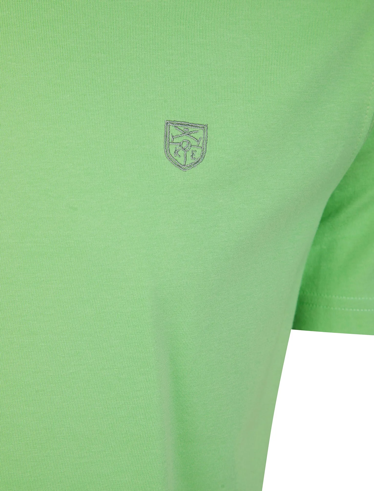 Bisley Crew Neck Soft Peached Cotton Jersey T-Shirt in Fair Green - Kensington Eastside sold by Tokyo Laundry product image thumbnail 3