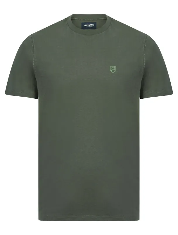 Bisley Crew Neck Soft Peached Cotton Jersey T-Shirt in Gunmetal - Kensington Eastside sold by Tokyo Laundry